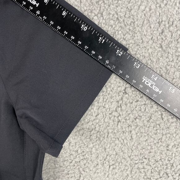 Fabletics Men's XS Black Polyester Viscose Short Sleeve Scrub Top *Flaw - Picture 9 of 11